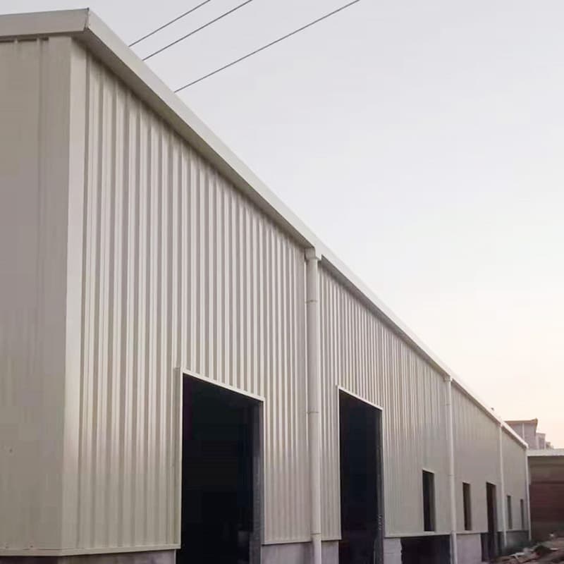 Steel structure warehouse building Q235/q355 steel structure plant library house parking shed car shed car shed project design and installation 2