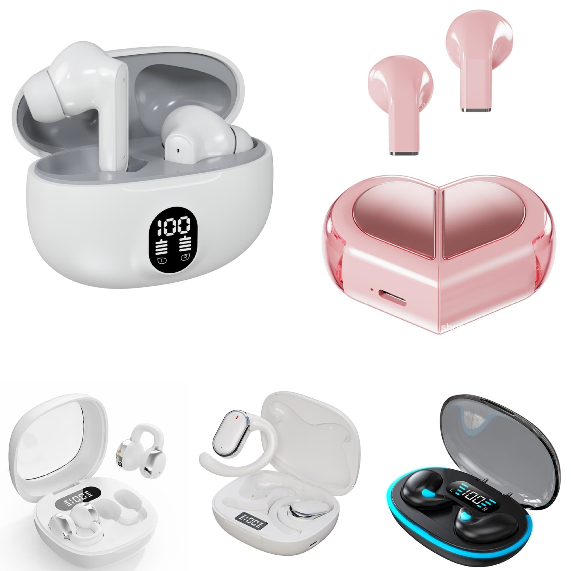 New cross-border private model F9 gaming Bluetooth headset Q10 M90 wireless sports ear clip Bluetooth headset TWS