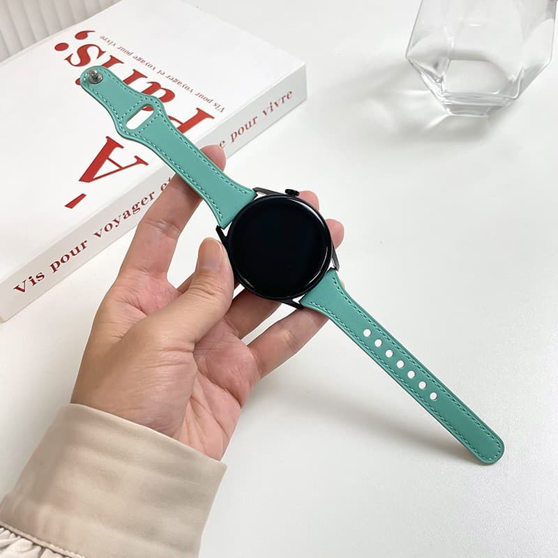 Applicable Huawei GT2 handband Watch3Pro Poly Porsche small waist leather strap glory Magic2 elegant