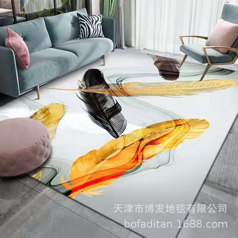 Modern carpet for living room, high-quality style 4