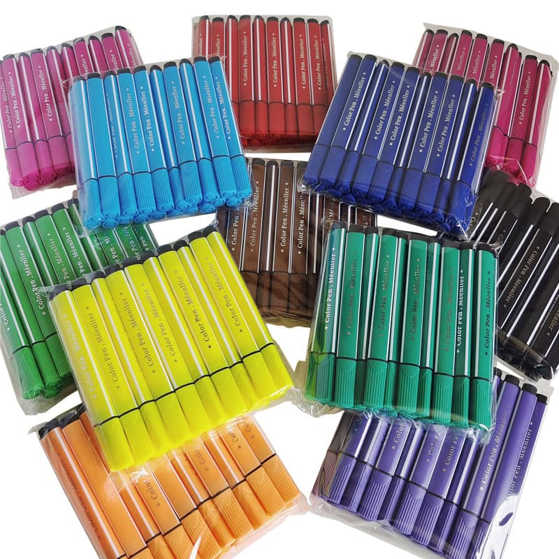 Watercolour, children's capacious fuchsia crayons water based, wide color palette, color repair 5