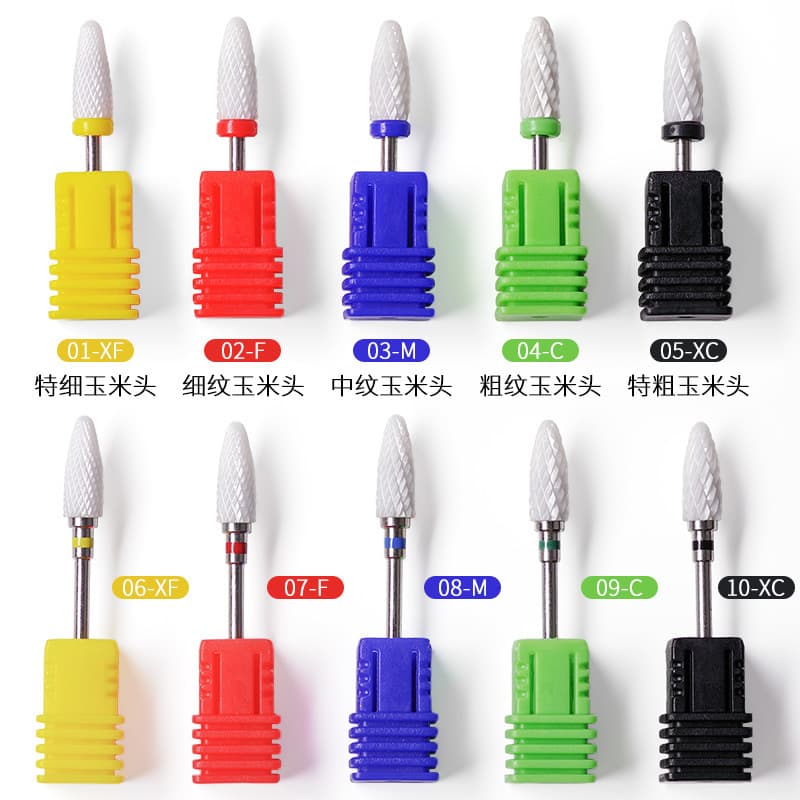 Ceramic exfoliating manicure tools set for manicure for nails, nail milling machine, accessories 4
