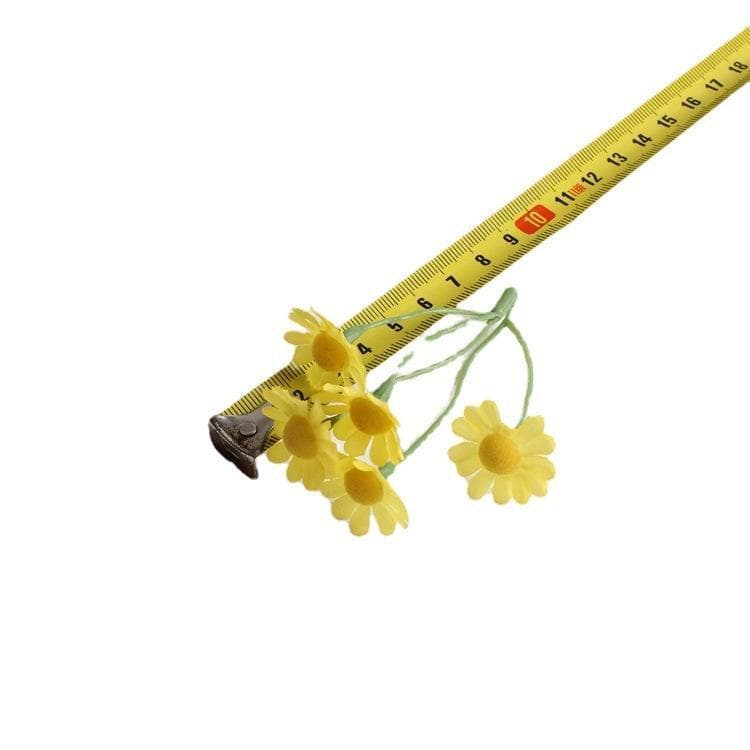 Simulation little daisy flower DIY manual accessories decorate 5 chrysanthemum fake flower home decoration ornaments 5