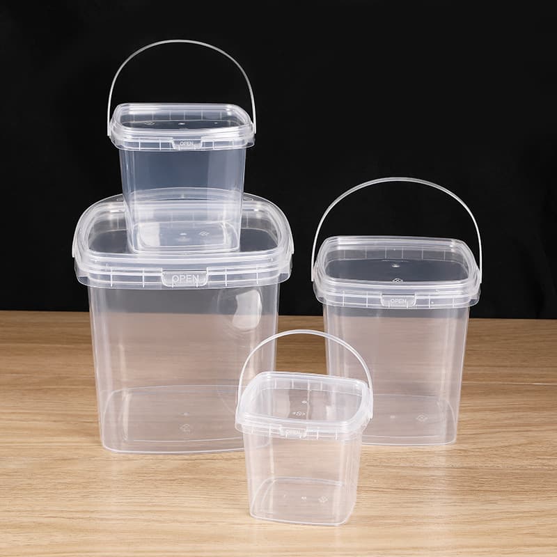 Square plastic bag, handheld pack, bucket 3