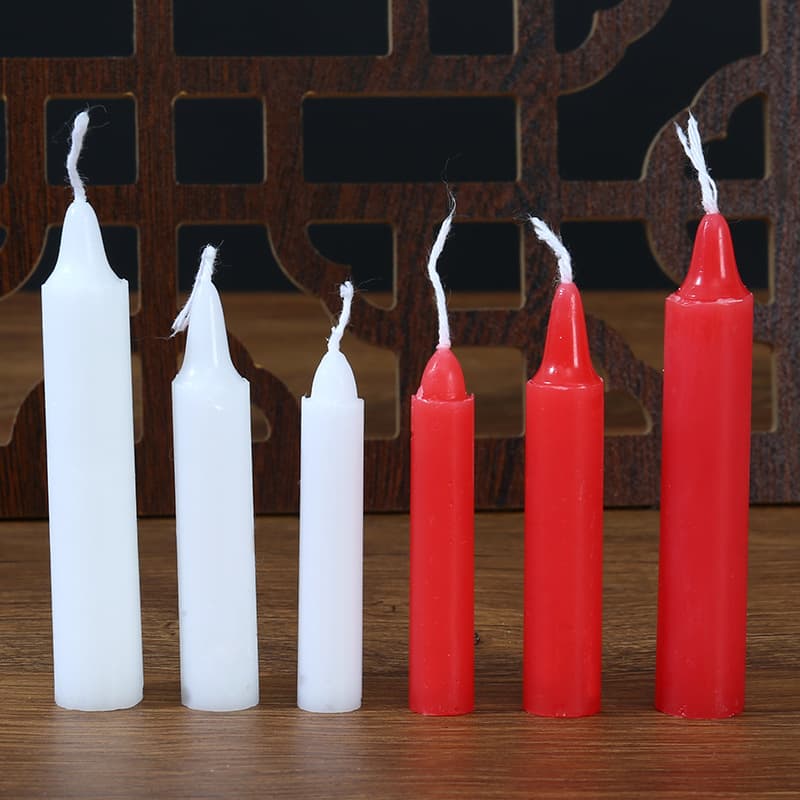Small red candle, lights, flashlight 2
