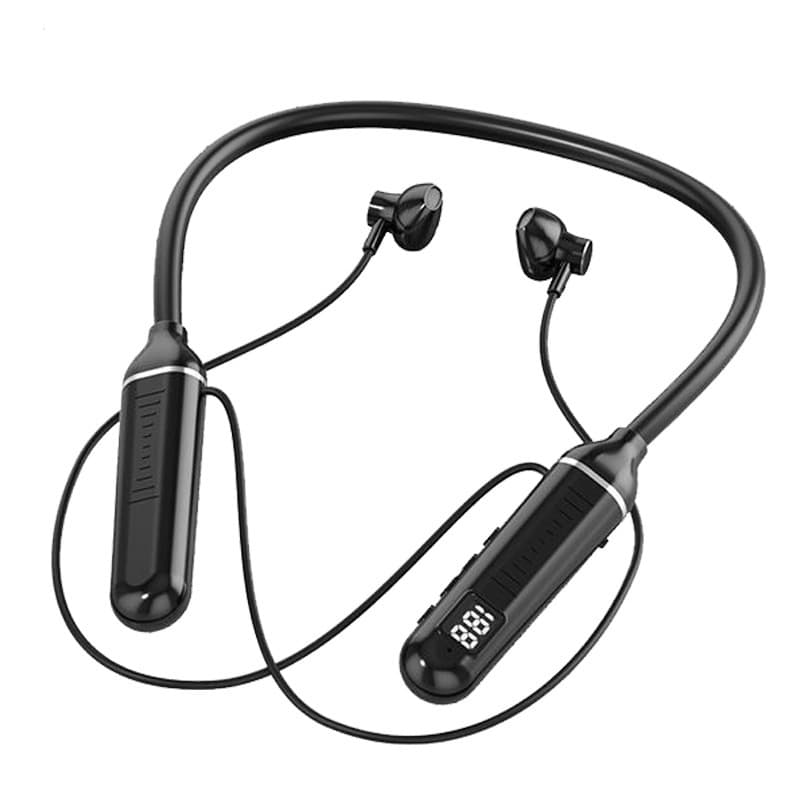 Hanging neck Bluetooth electricity shows wireless neck hanging Bluetooth headset 5.3 Sports dual -battery ultra -long standby headset 5
