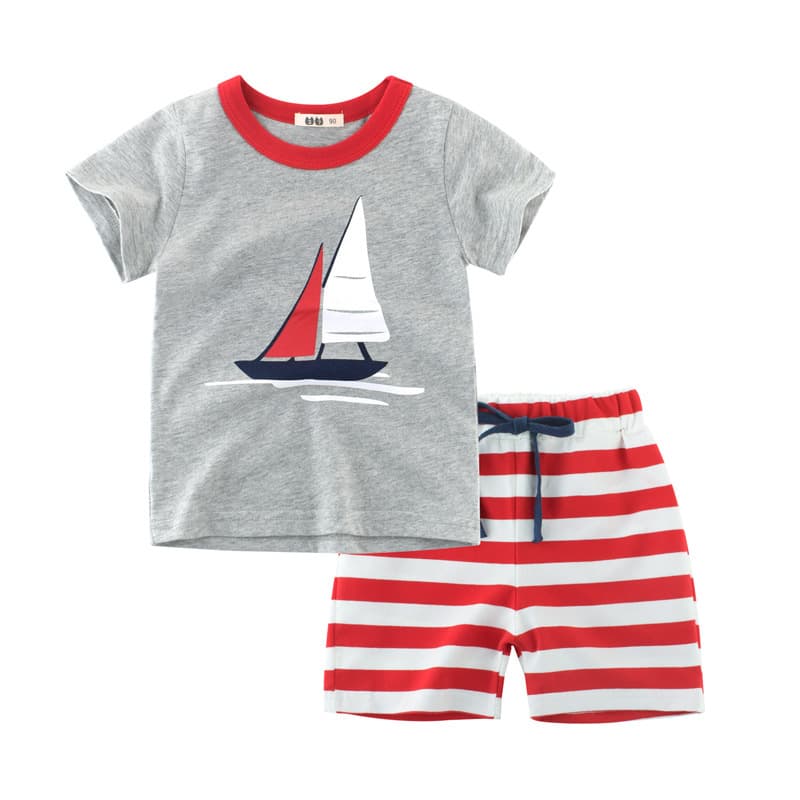 Summer children's brand set for boys 3