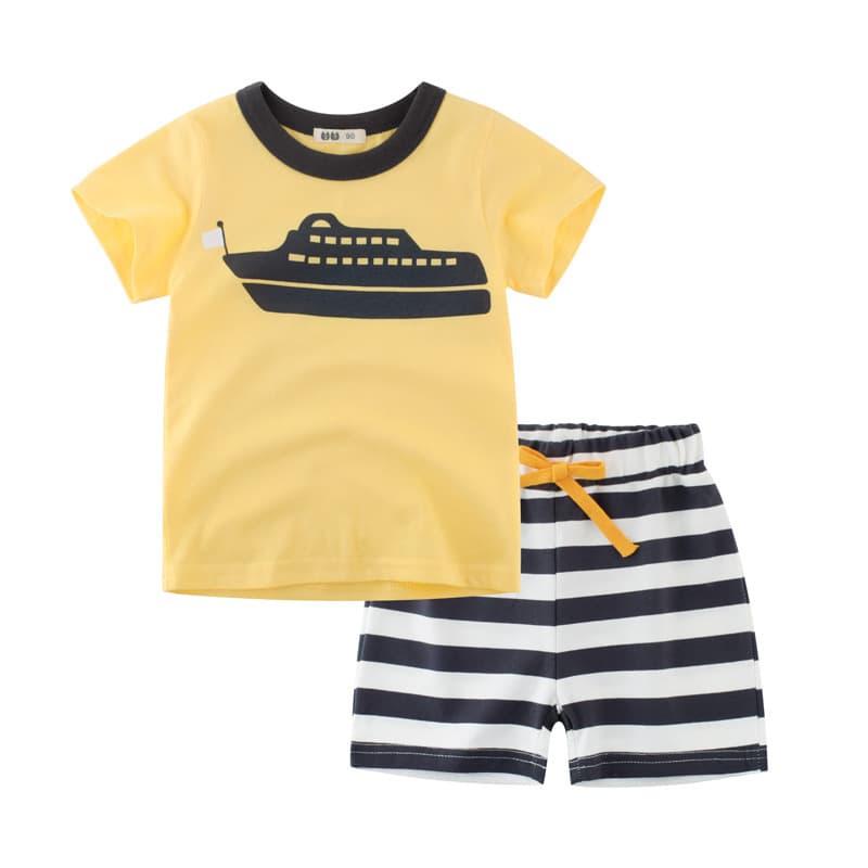 Summer children's brand set for boys 5