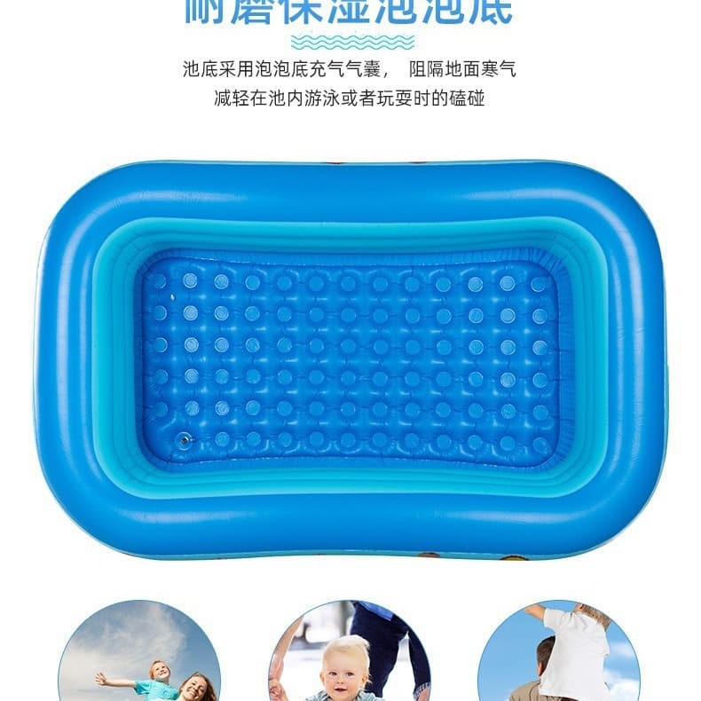 (Cross-border trading), white inflatable swimming pool, toy for adults for swimming, increased thickness 3