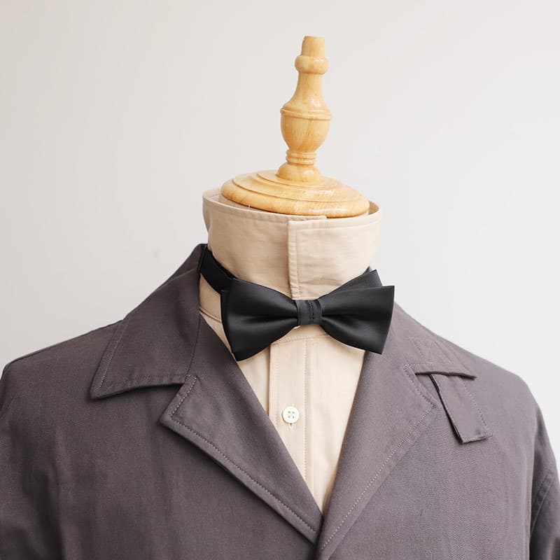 Base black universal uniform, classic suit jacket, bow tie with bow 3
