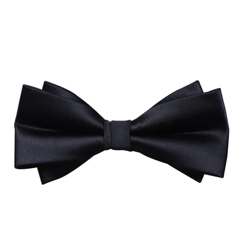 Base black universal uniform, classic suit jacket, bow tie with bow 5