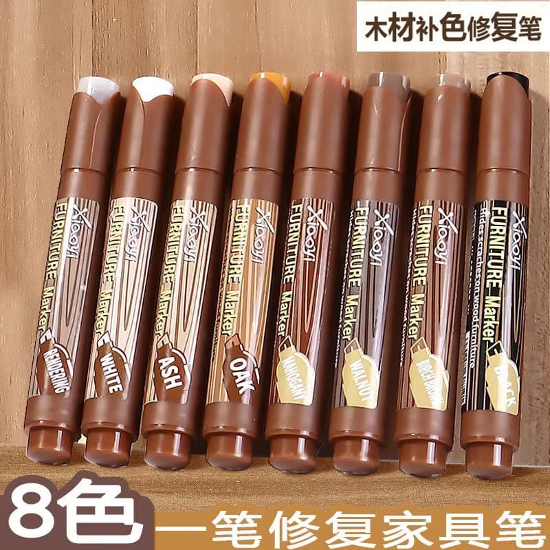 Factory directly criticize furniture wood, paint pens, wooden scratches, color furniture repair pen floor filling color mark pen