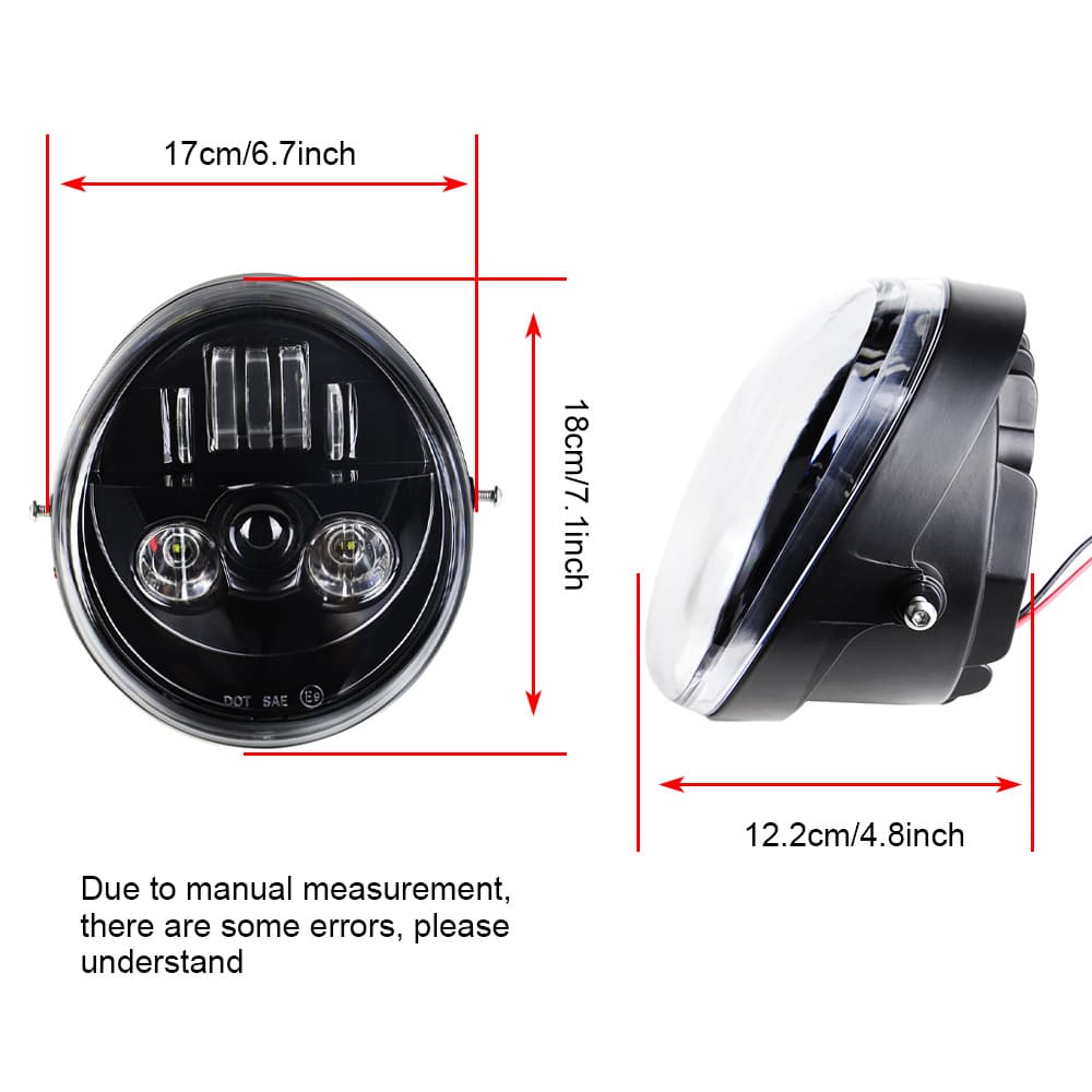 Factory direct selling LED front lights suitable for Harley VRSC V-Rod Muscle Harley Motorcycle Barlier 2