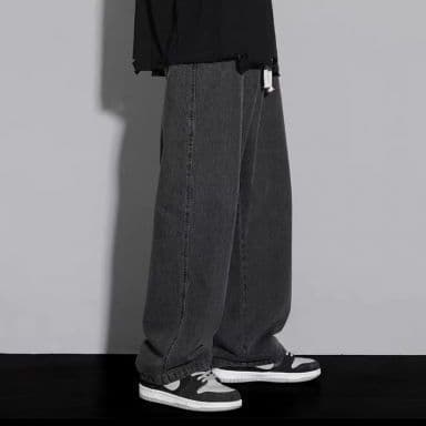 Summer thin loose straight jeans, casual trousers, oversize, loose fit 4