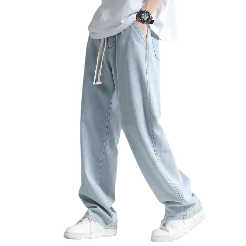 Summer thin loose straight jeans, casual trousers, oversize, loose fit 5