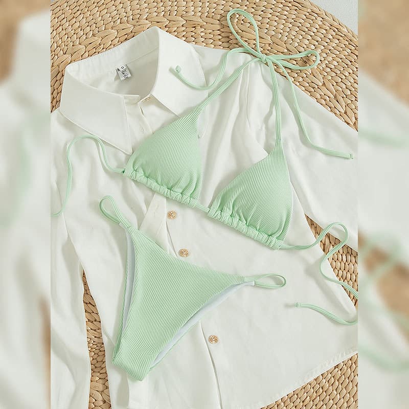 Sexy beach swimwear for swimming, Amazon, European style 2