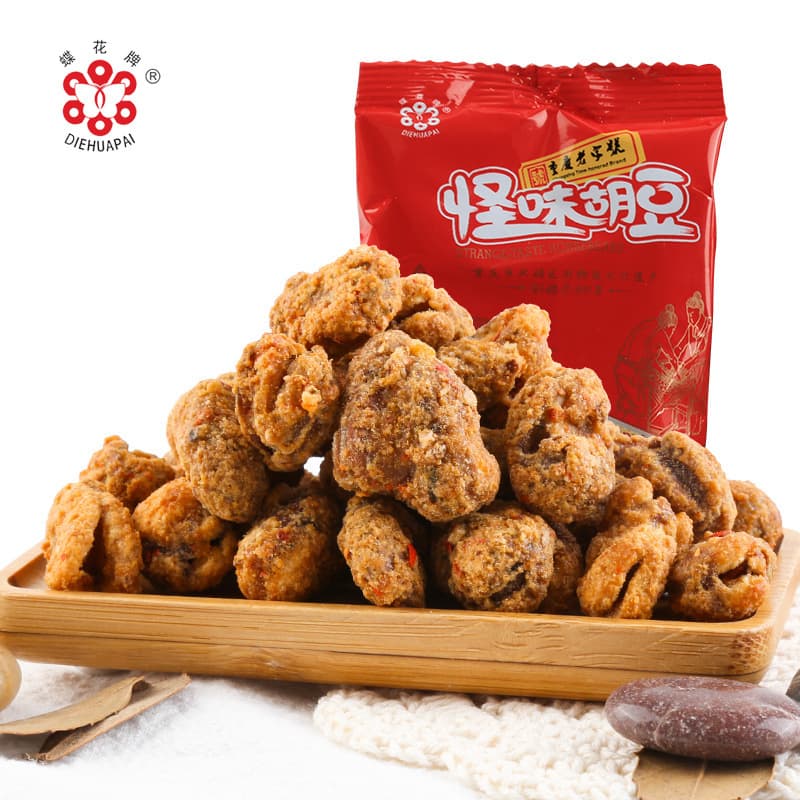 Chongqing Specialties 500g Butterfly Flower Brand Strange Taste Hushuo Duofei Small Snack Office Leisure Independent Small Packaging Bad 1