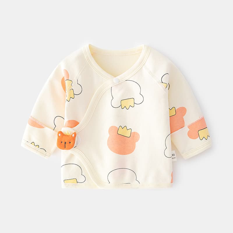 Children's cotton autumn underwear for new born, pijama with velcro 4