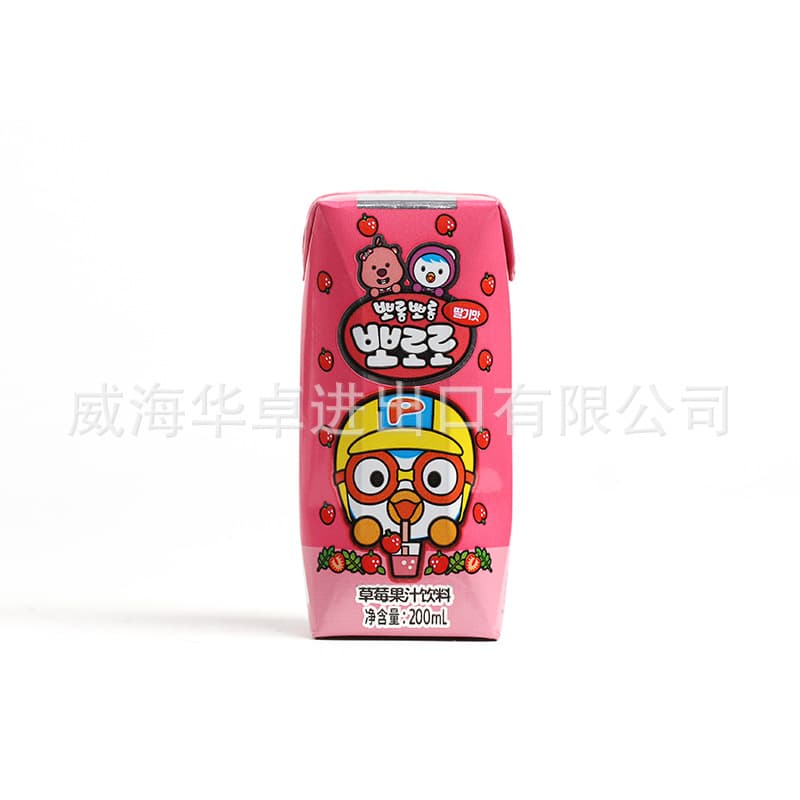 Strawberry Grape Blueberry Fruity Drink 200ml - Kids 4