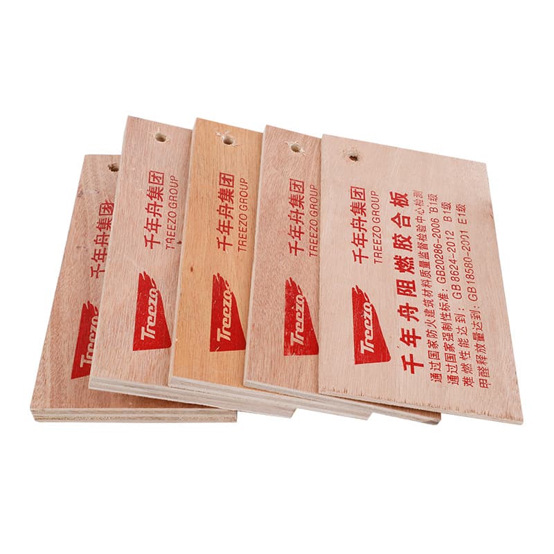 Flame Retardant Plywood B1 Grade Fire Retardant Board 5