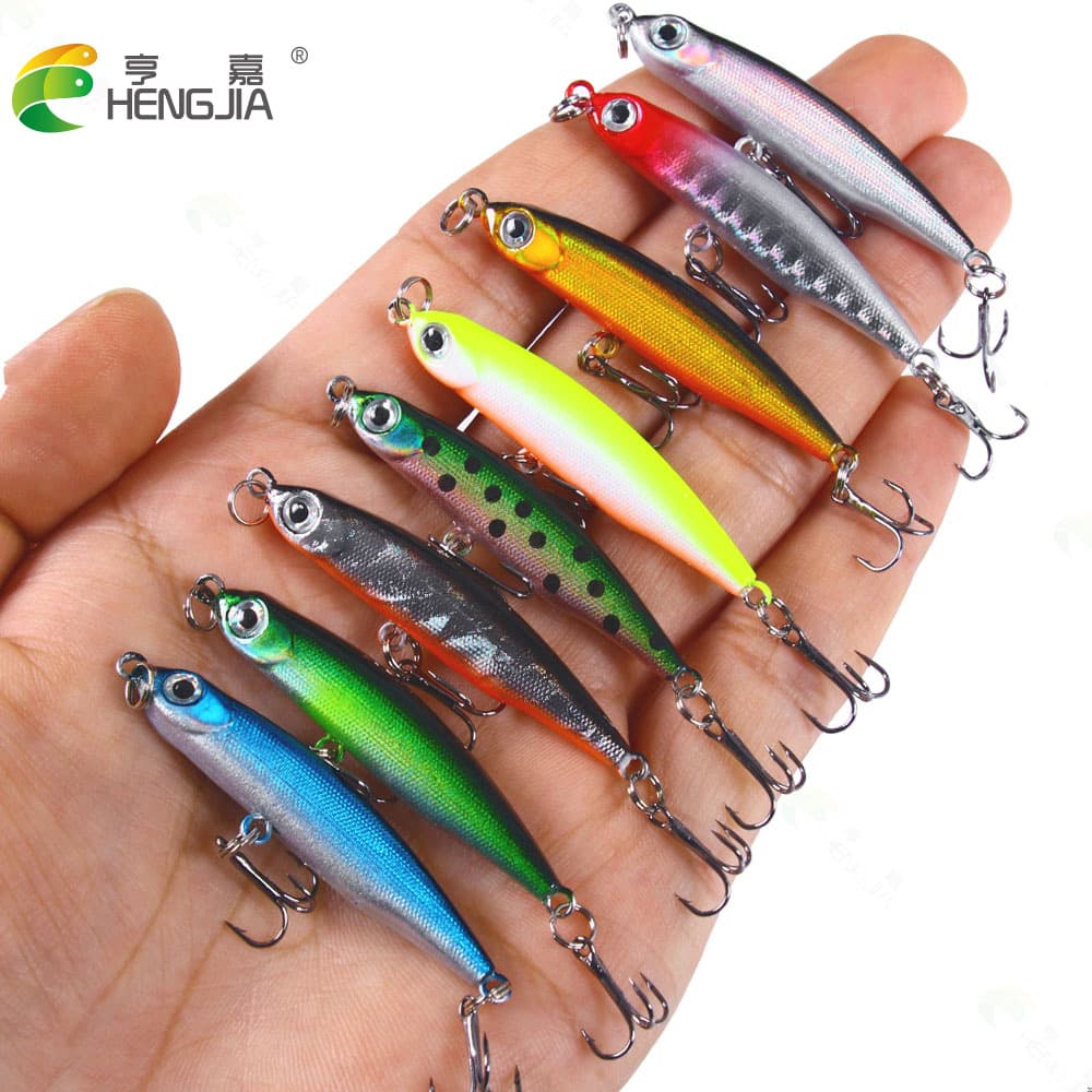 Hengjia's new bionic pencil fake bait fake bait mini pencil road subcontracted bait micro -object pencil 呛 white bars wholesale