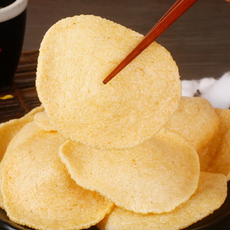 Thai imported water mother Songkhla shrimp chips fried shrimp chips family DIY delicious puffed snacks whole box wholesale price 3