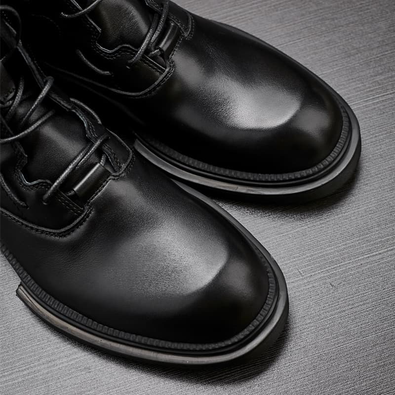 Martens, winter fashionable universal trend keep warm black boots for leisure 4