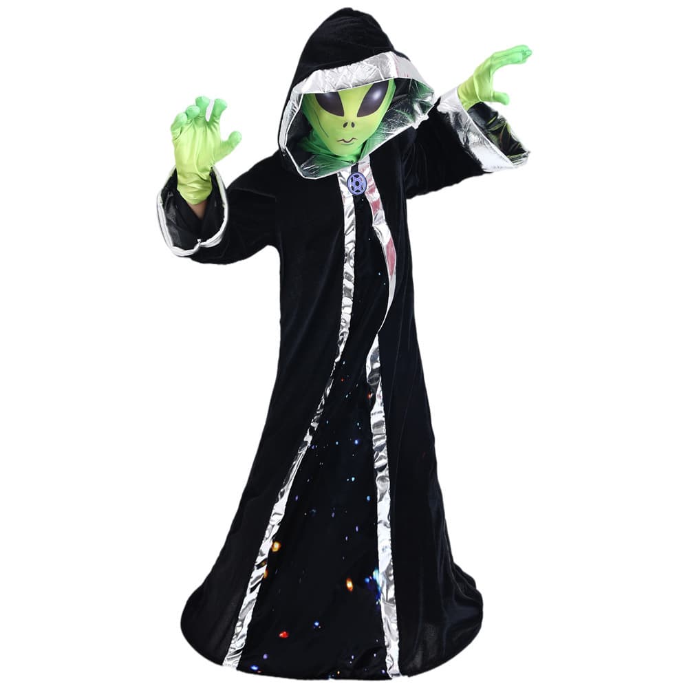 Halloween Costumes for Kids Alien Alien Gangster Cosplay Halloween Game Dress Up Costumes 2