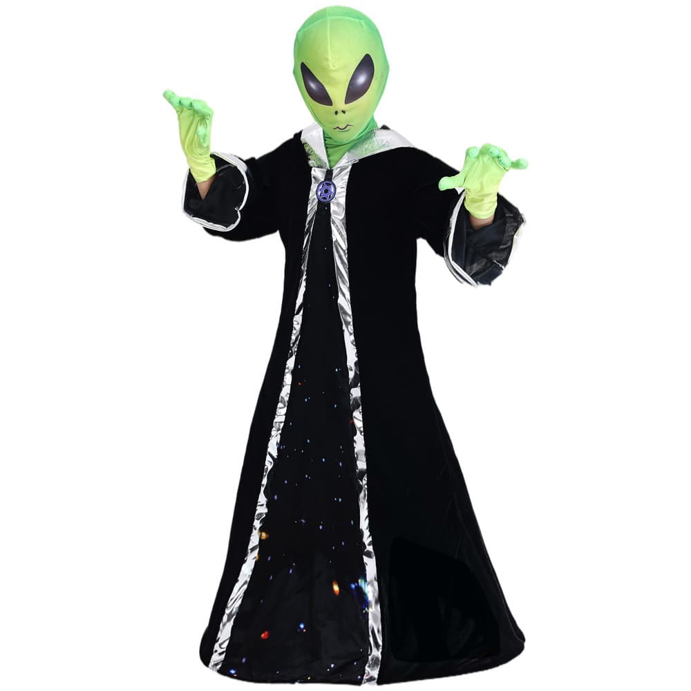 Halloween Costumes for Kids Alien Alien Gangster Cosplay Halloween Game Dress Up Costumes 3