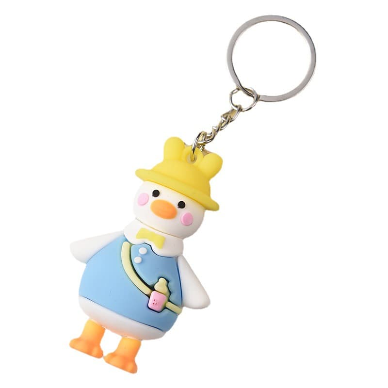 B.Duck, cartoon creative fashionable keychain, bag accessory, pendant, Birthday gift 5