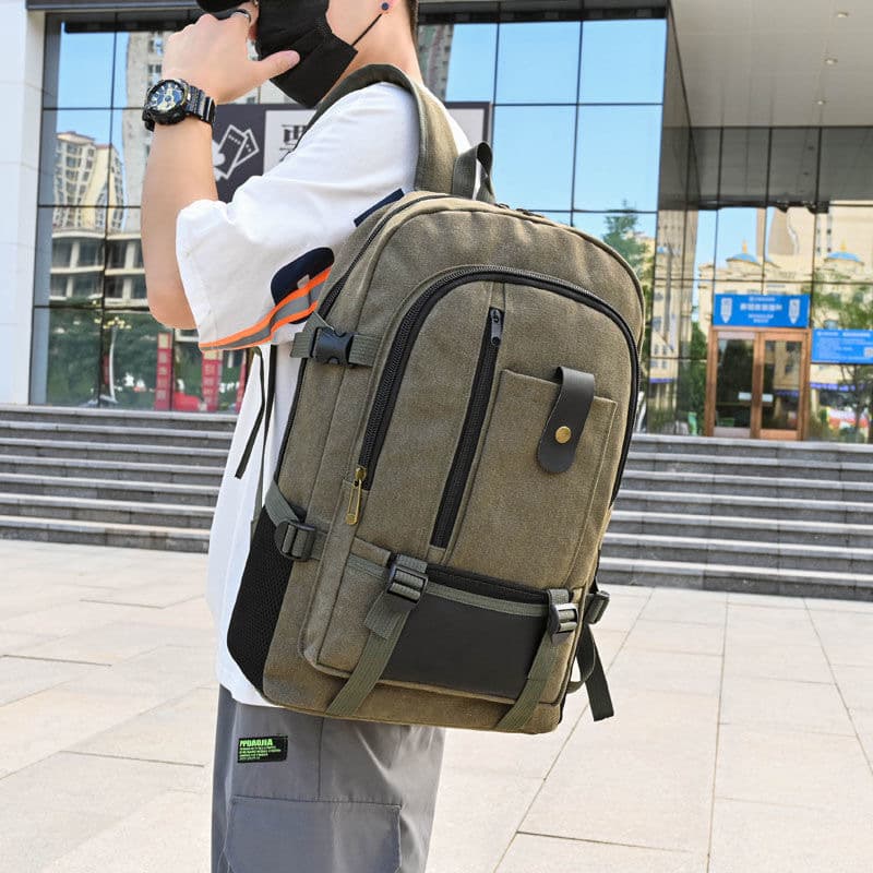 Cloth capacious backpack for traveling, fashionable school bag, Collection Year 2022 4