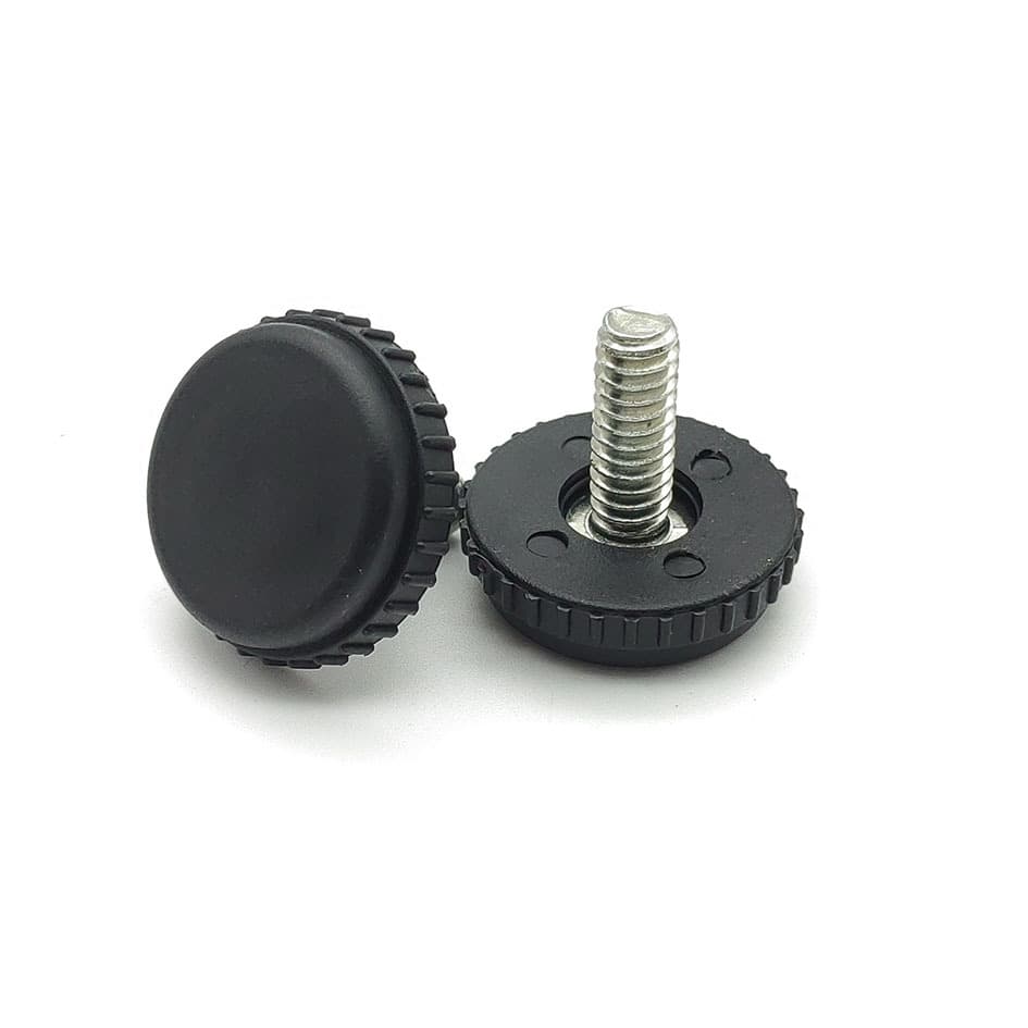 1/4 "-20 British system adjustable foot adjustment foot adjustment foot adjustment foot pads leveling foot rubber screw furniture accessories 4