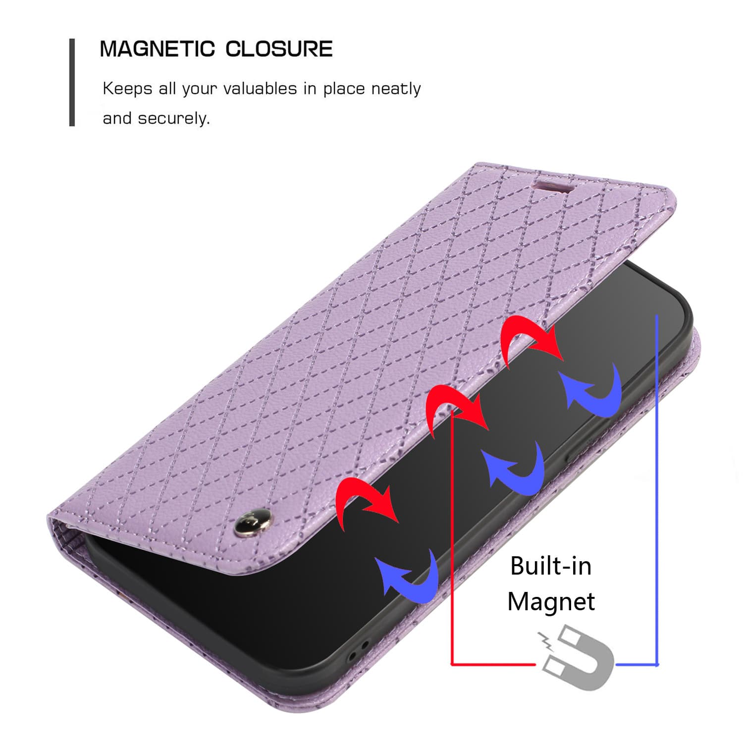 Google, compatible protective case, folding phone case, anti-theft, 7 cells, 8A 2