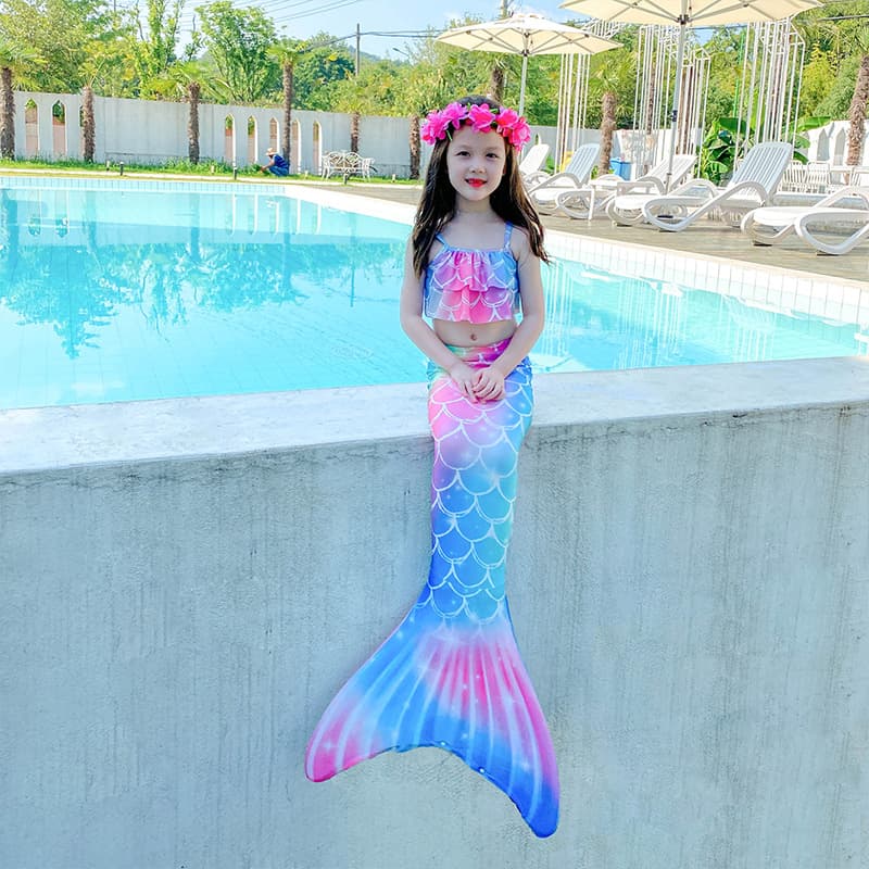 Ghnatygren Children's swimwear, set, "fish tail" cut