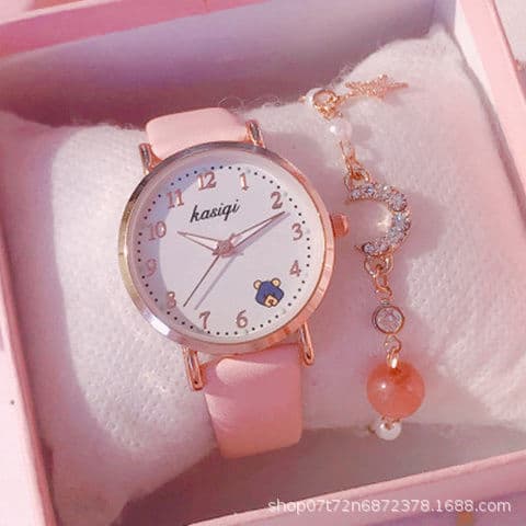 Waterproof children's watch for early age, cute cartoon electronic quartz watches, fall protection, Korean style 3
