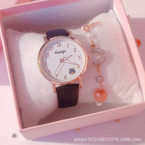 Waterproof children's watch for early age, cute cartoon electronic quartz watches, fall protection, Korean style 4