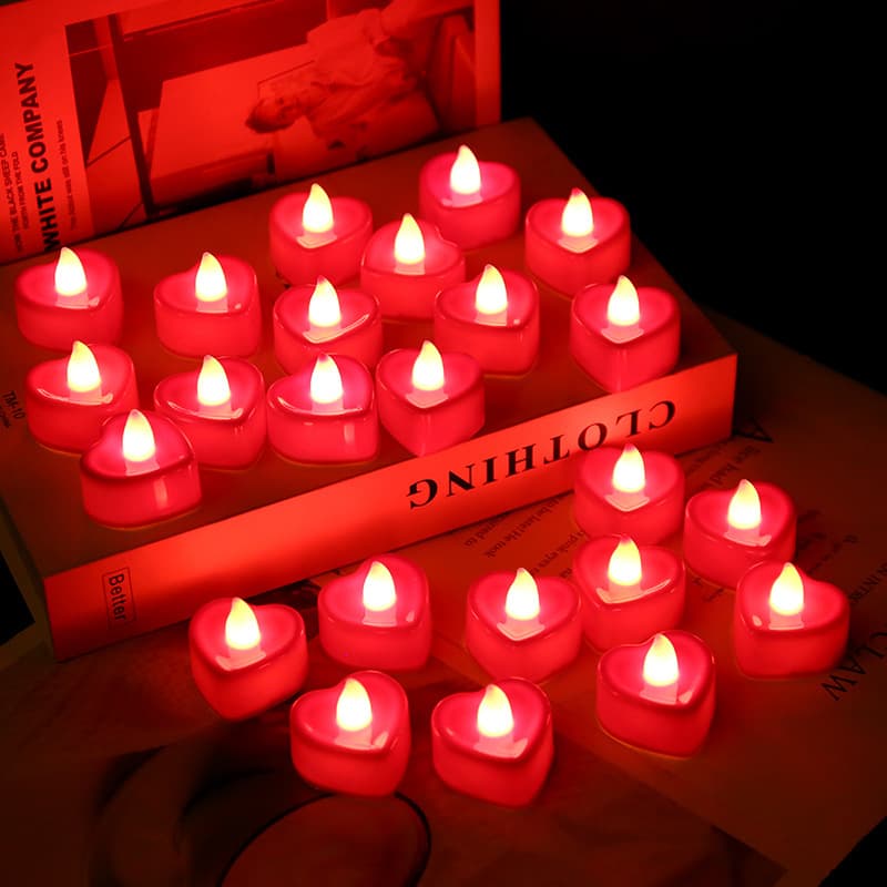 Electronic candle lamp LED candlelight Creative wedding birthday wedding candlestick layout props and electronic candles 2
