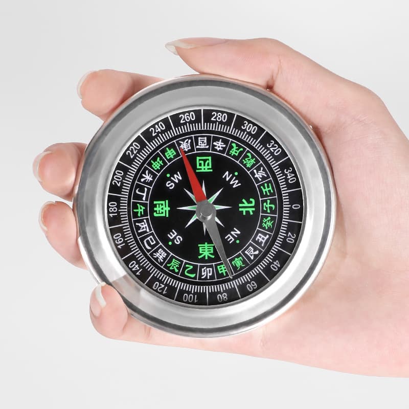 Compass outdoor high-precision portable adult children student multi-function off-road large car-mounted compass 5