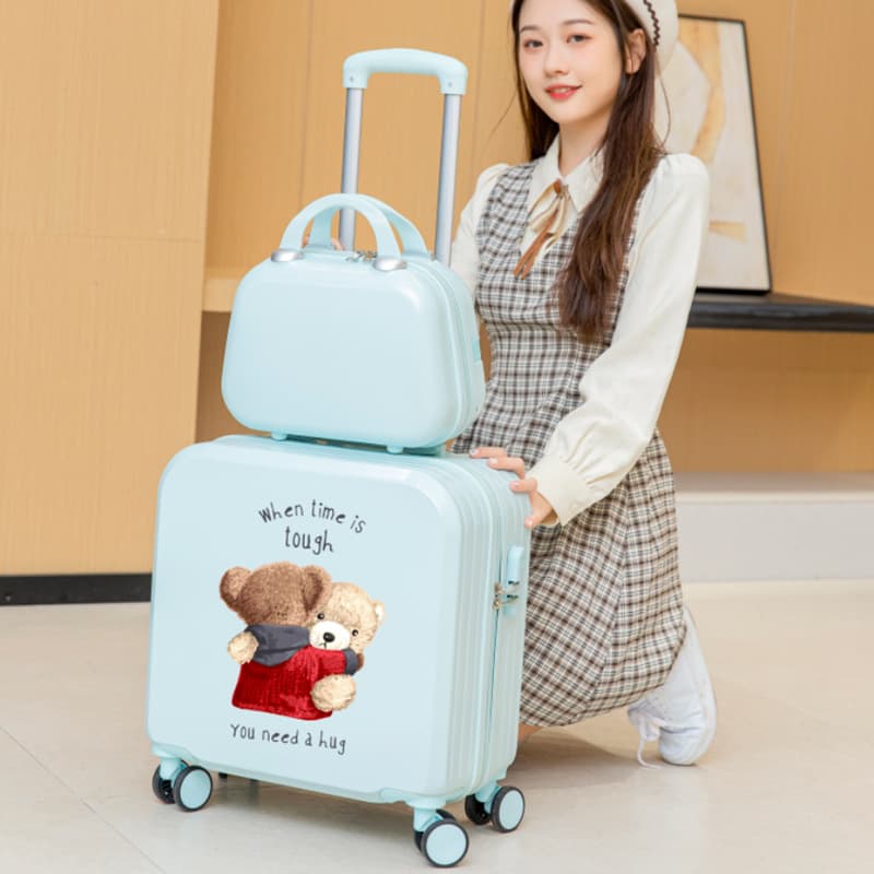 Suitcase for traveling for men and women, 18 inch, 20 inch 2