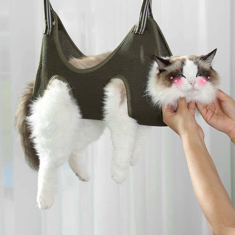 Thickened multifunctional cat washing bag kitten bathing tool cat bathing bag fixed bag multifunctional anti-scratch cat bag 1