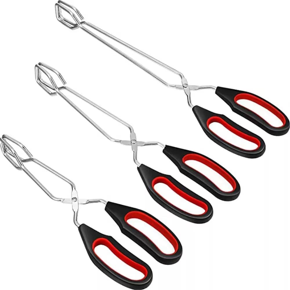 Stainless steel multifunctional food clip grill grilled charcoal sandwiches outdoor garbage clip folder growth fire tong barbecue tool 5