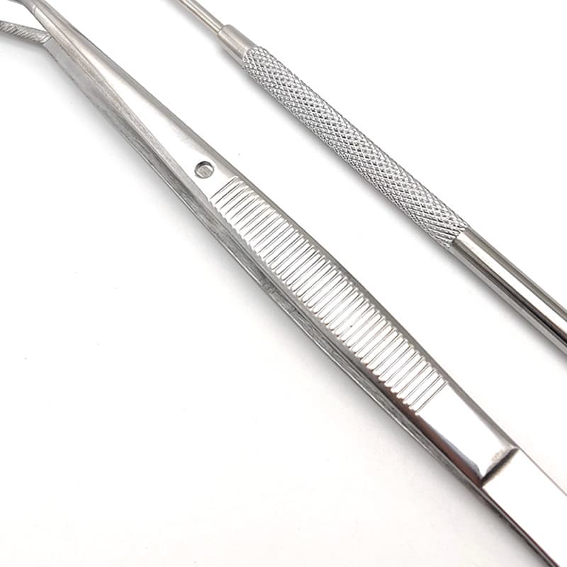 Stainless Steel Dental Tool Set Dental Care Cleaning Set Tartar Stone Removal Oral Cleaning Tool 4