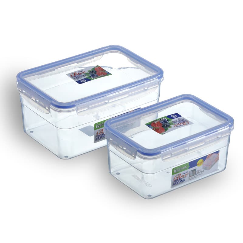 Receiving music buckle frozen plastic box food -grade sealing rice box hotel kitchen food retains wholesale 2