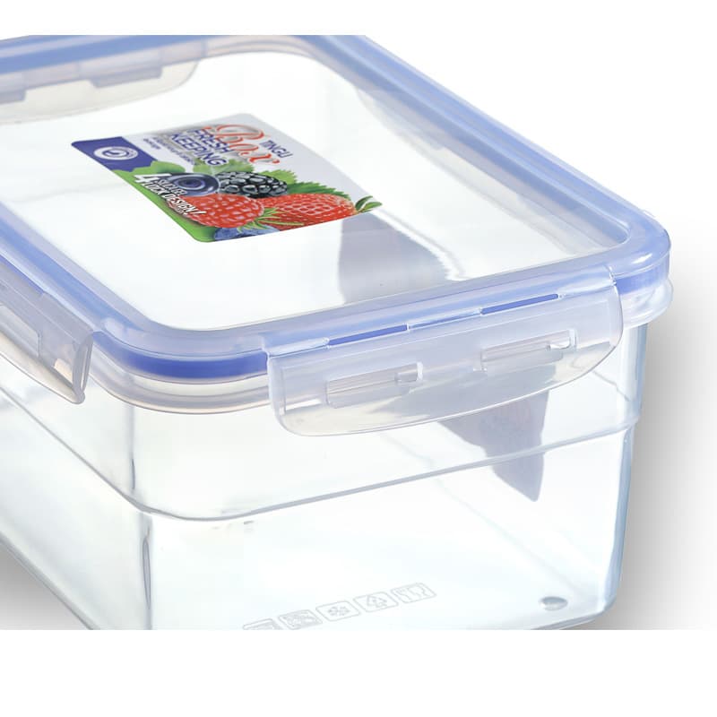 Receiving music buckle frozen plastic box food -grade sealing rice box hotel kitchen food retains wholesale 4
