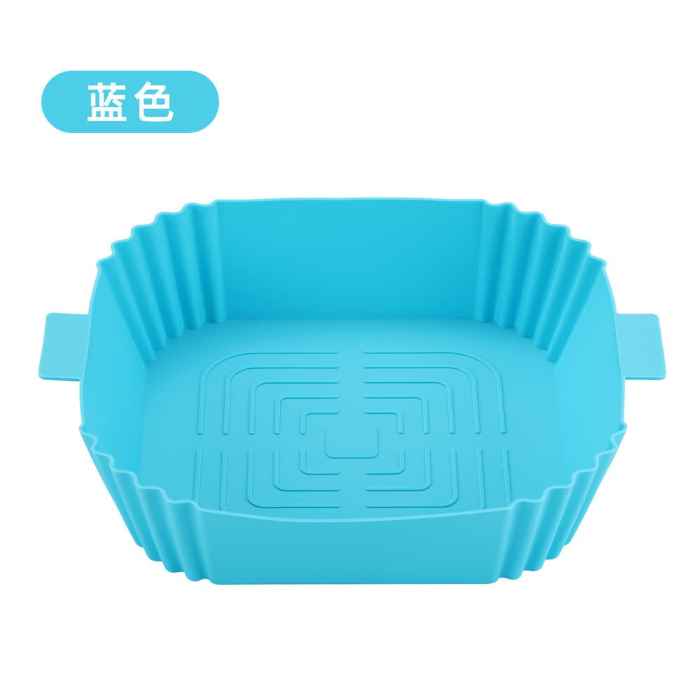 New Silicone Billing Plate Air Fried Silicone Silic Plague Line Air Fried Silicon Silicon Bills square tray is thickened 7