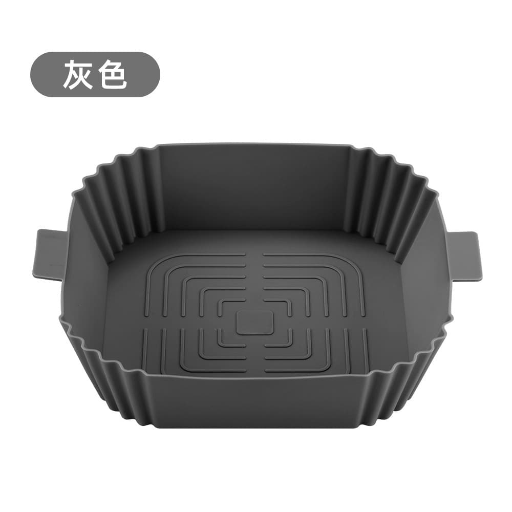 New Silicone Billing Plate Air Fried Silicone Silic Plague Line Air Fried Silicon Silicon Bills square tray is thickened 8