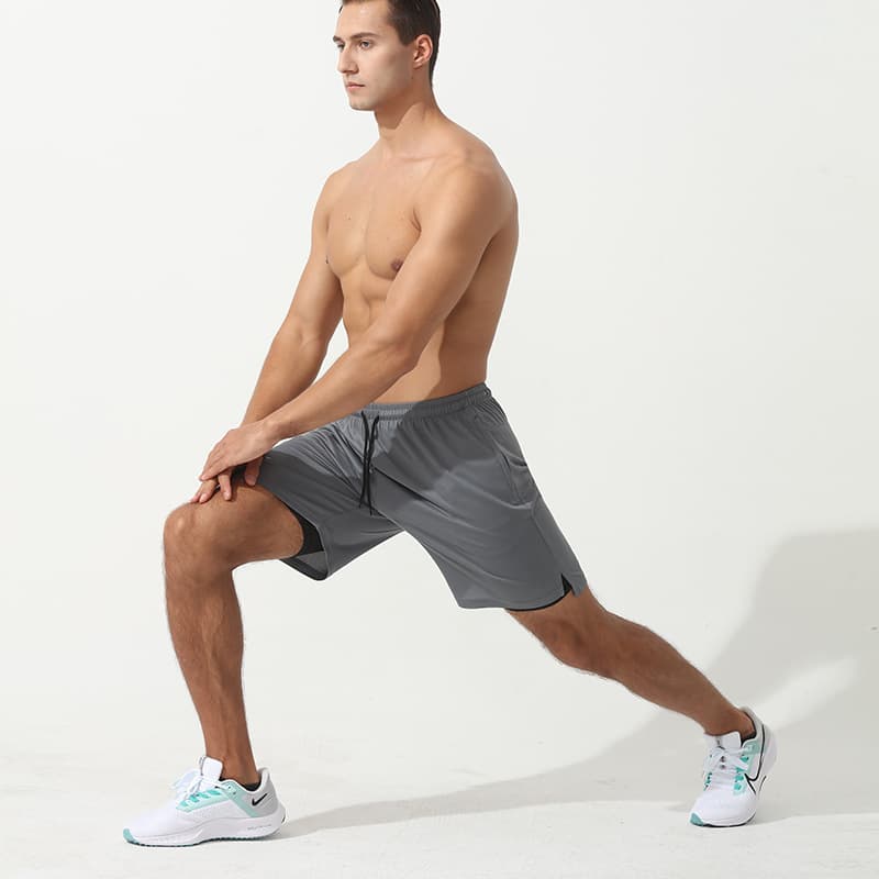 Summer sports quick dry shorts, set, trousers, for running 4