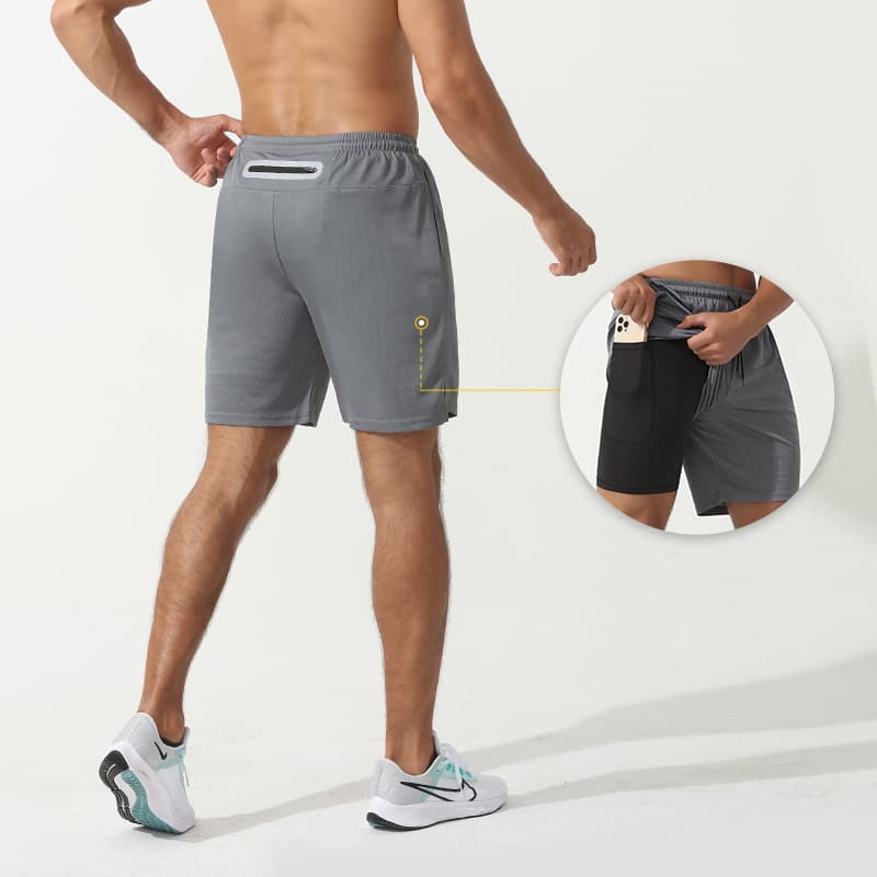 Summer sports quick dry shorts, set, trousers, for running 1