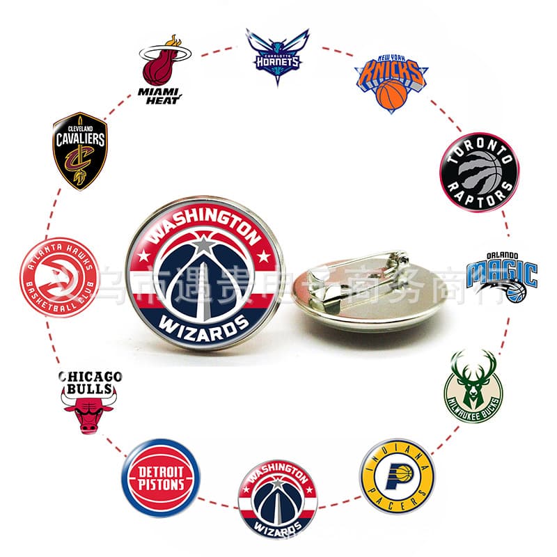 (Cross-border trading), brooch, badge, pin handmade, with your logo imprint, with gem 1