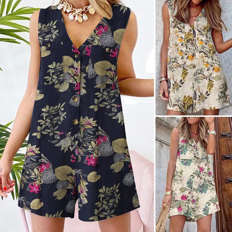 Summer vest, overall for leisure, trousers, beach shorts, oversize, tight 1